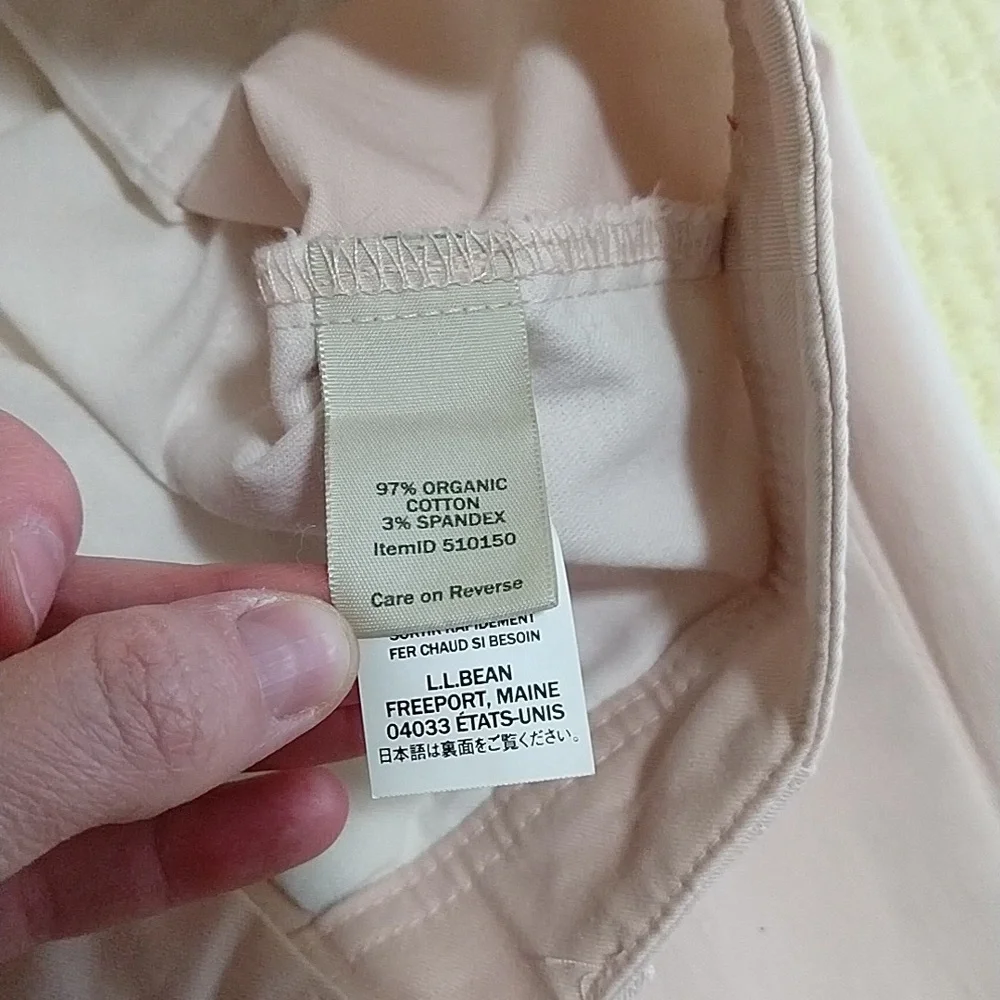 L.L.Bean Light Pink Favorite Fit Pants - Picture 5 of 12